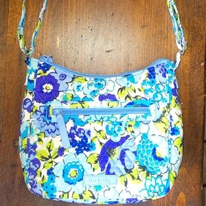 Vera Bradley mini Andi crossbody Blueberry Blooms